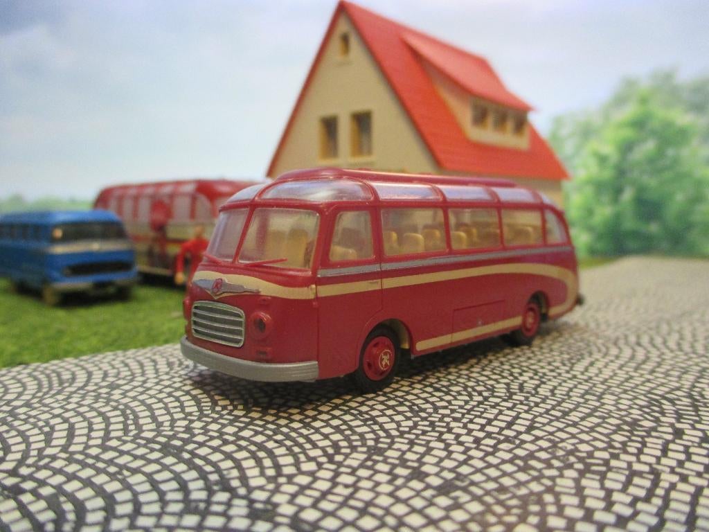 Kässbohrer Setra S6 Panoramabus / Touringcar - Brekina, Hobby en Vrije tijd, Modelauto's | 1:87, Ophalen of Verzenden, Zo goed als nieuw
