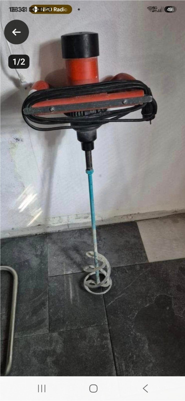 Krachtige cementmixer voor al uw klussen, Ophalen of Verzenden, Gebruikt