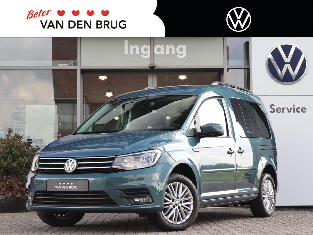 Volkswagen Caddy 1.4 TSI 125 pk DSG Comfortline 5P | Camera, Auto's, Volkswagen, Gebruikt, 4 cilinders, Parkeerassistent, 690 kg