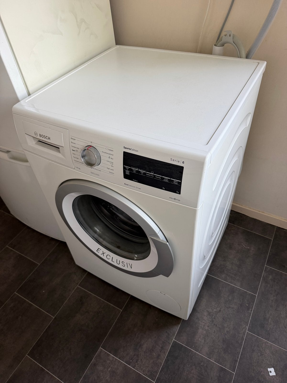 Bosch Serie 6 Exclusiv Wasmachine, Ophalen, 1200 tot 1600 toeren, Gebruikt, 8 tot 10 kg