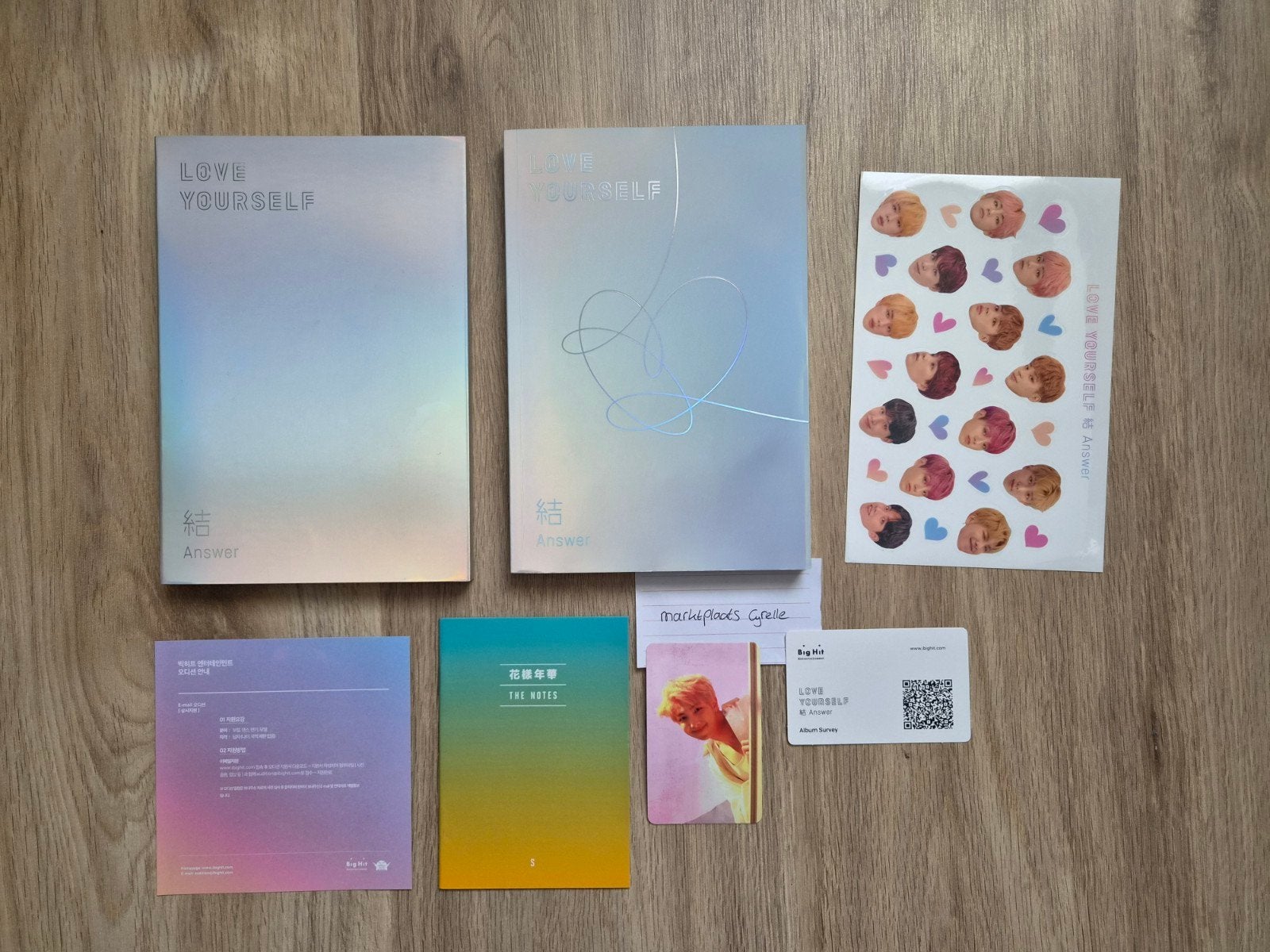 BTS - Love Yourself: Answer versie S (met RM fotokaart), Ophalen of Verzenden, Zo goed als nieuw, Inclusief boekje, Pop