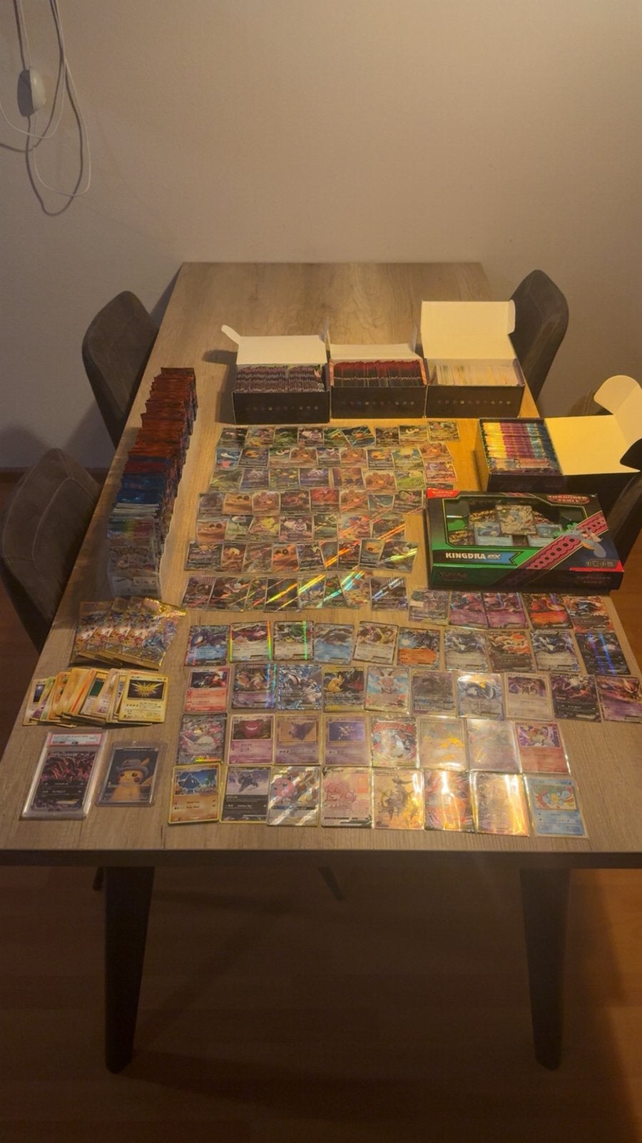 Grote Pokemon kaarten verzameling, Ophalen of Verzenden, Zo goed als nieuw, Meerdere kaarten