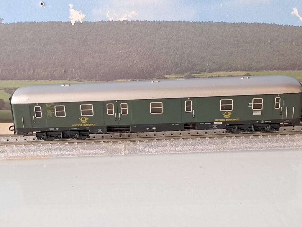 MARKLIN 4047 POSTRIJTUIG DEUTSCHE BUNDESPOST, Hobby en Vrije tijd, Modeltreinen | H0, Wisselstroom, Wagon, Ophalen of Verzenden