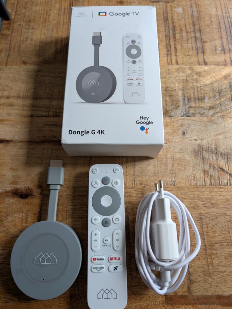 Google TV Dongle G 4K met afstandsbediening, Ophalen, Zo goed als nieuw, HDMI, Zonder harde schijf