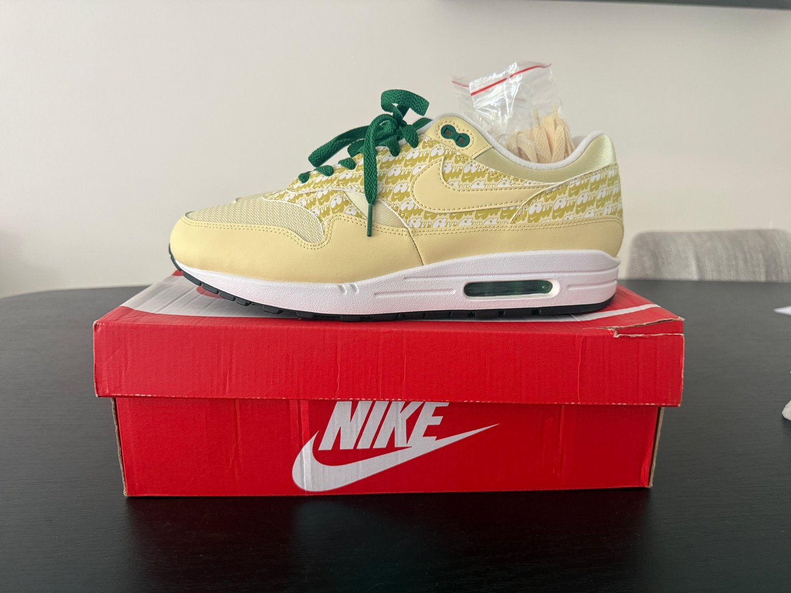 Nike air max 1 “Lemonade” DS 45,5, Ophalen of Verzenden, Nieuw, Overige kleuren