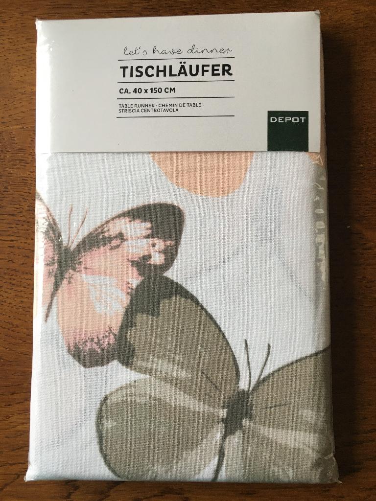 Tafelloper "Vlinder" Nieuw in de Verpakking, Ophalen of Verzenden, Nieuw, Rechthoek