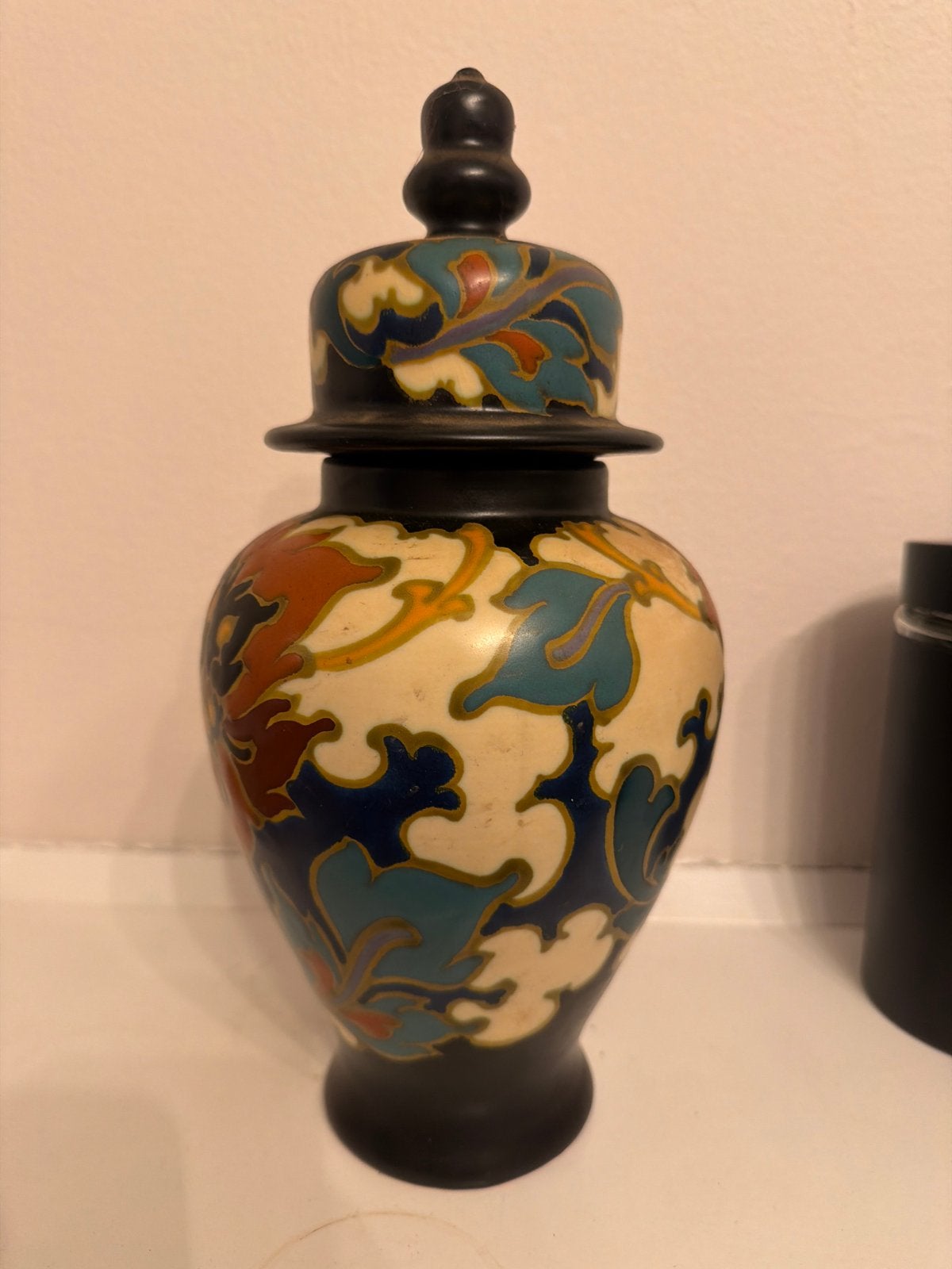 Antieke Regina Gouda Rosario Plateelvaas - Art Deco, Antiek en Kunst, Ophalen of Verzenden