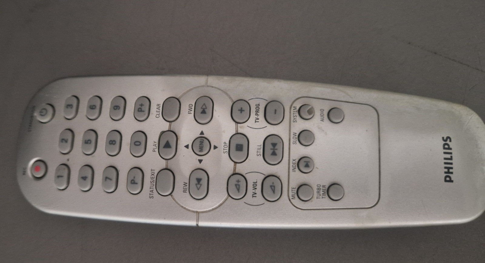 Philips Afstandsbediening voor VHS Videorecorder, Ophalen, Gebruikt, Origineel, Vhs