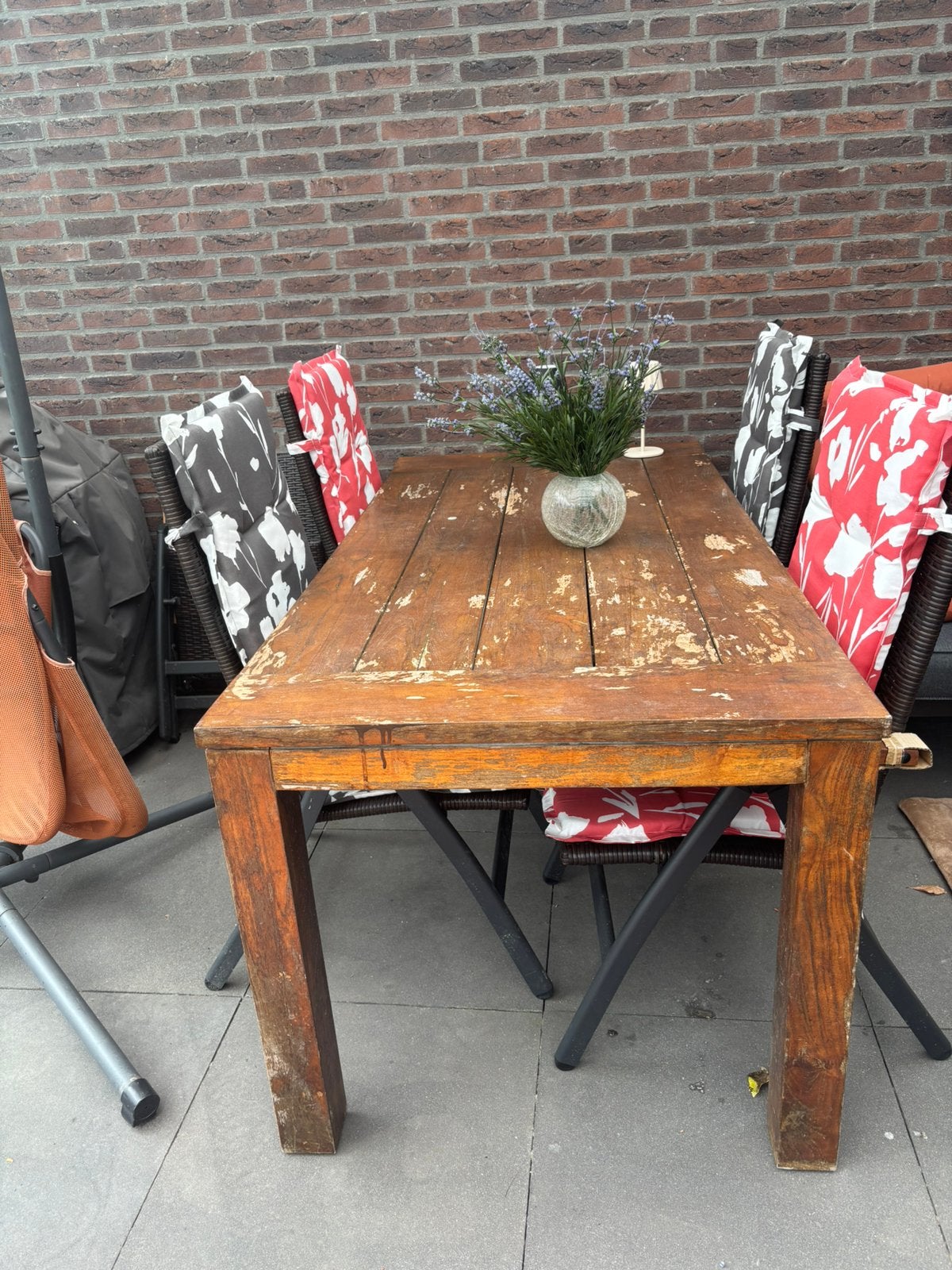 Tuintafels, Ophalen, Rechthoekig, Hout