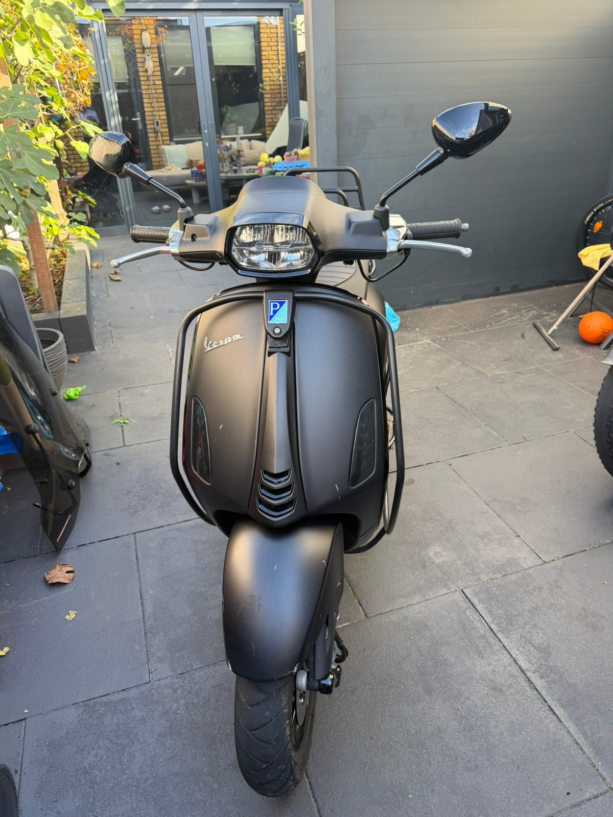Vespa Sprint Notte Mat Zwart 3.159KM - Full Valbeugels, Ophalen, Zo goed als nieuw, Benzine, Vespa