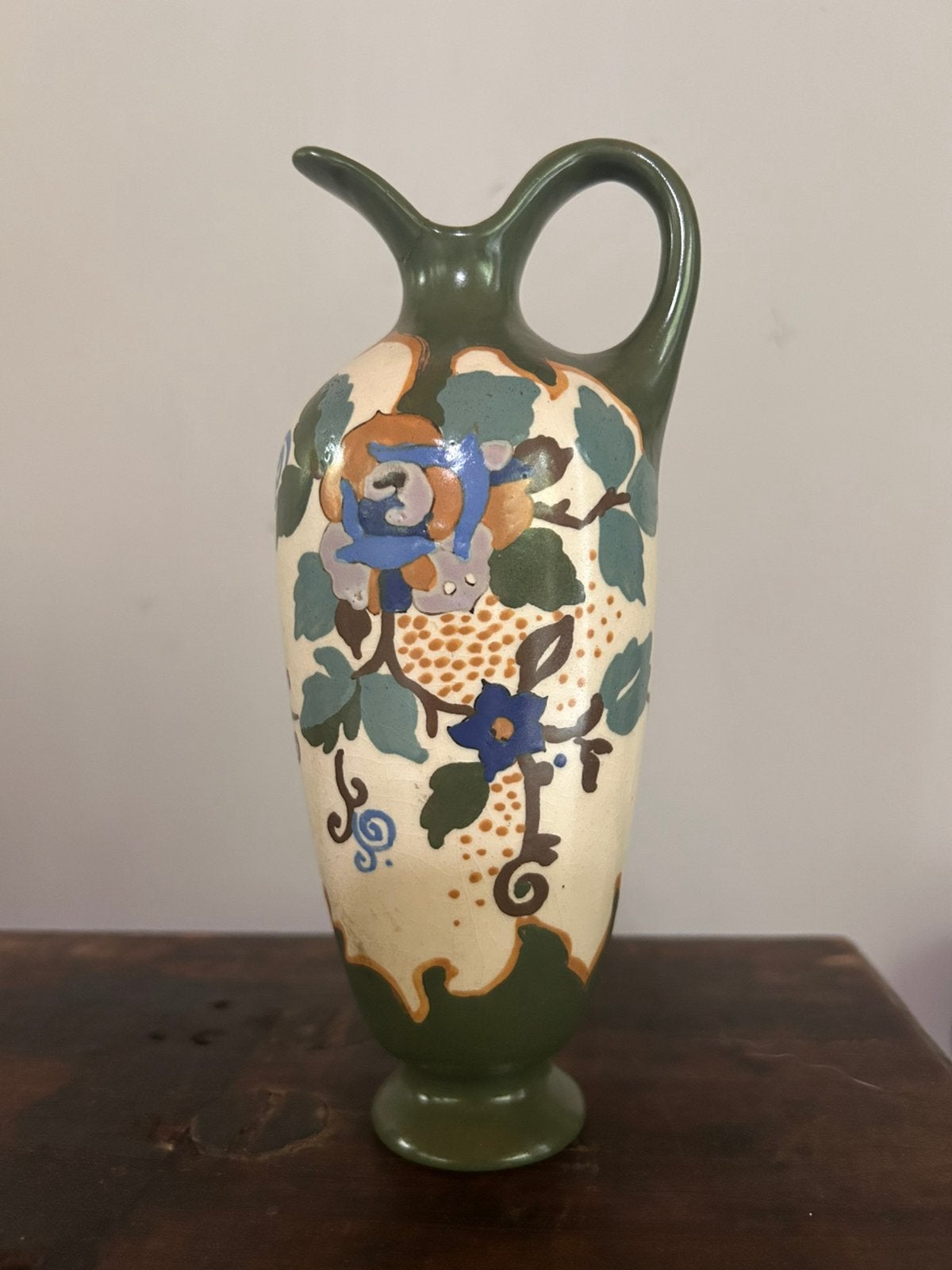 Flora gouda plateel, Ophalen of Verzenden