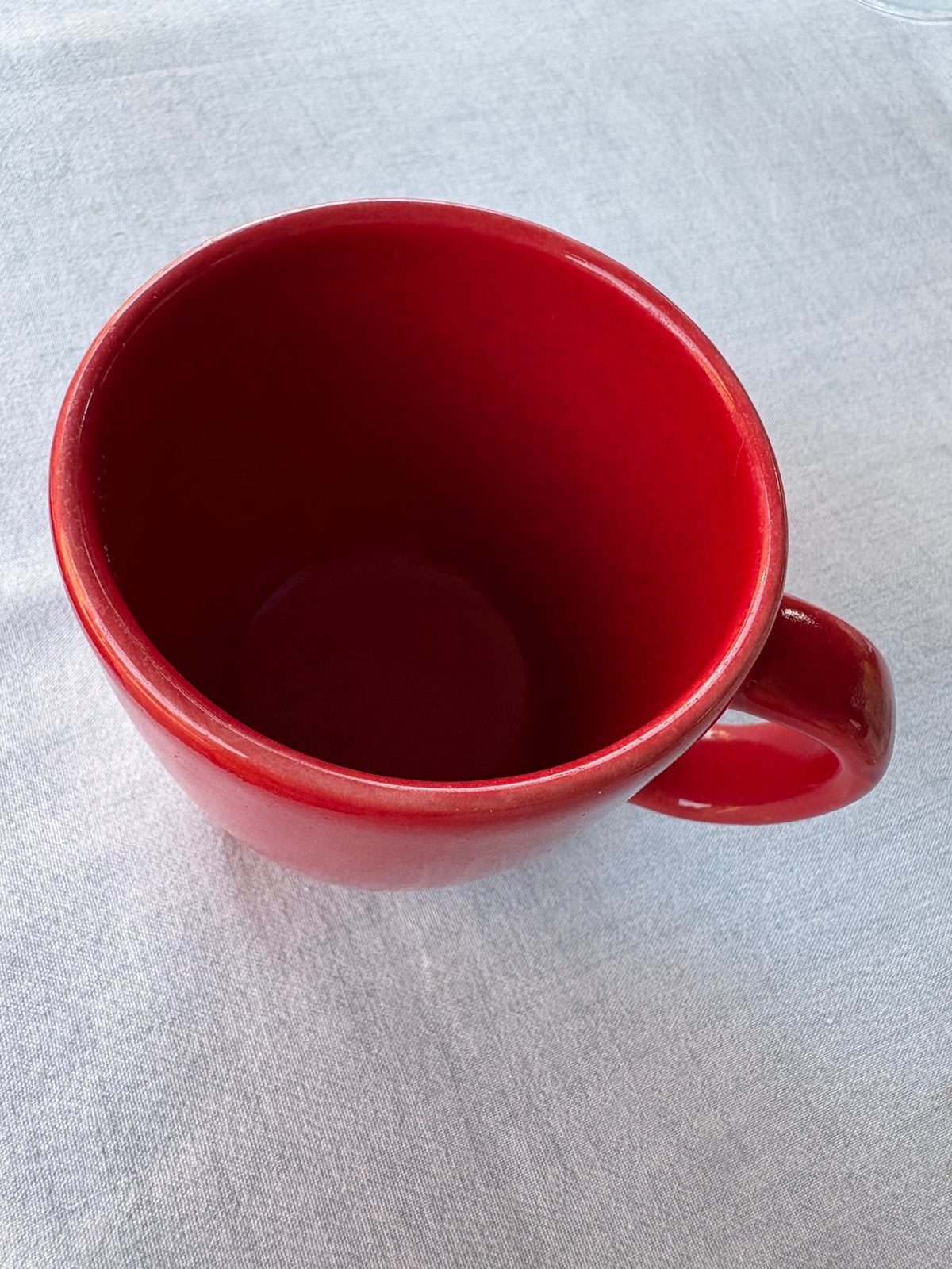 Koffie kopje rood TEAB, Ophalen, Overige merken, Zo goed als nieuw, Overige stijlen