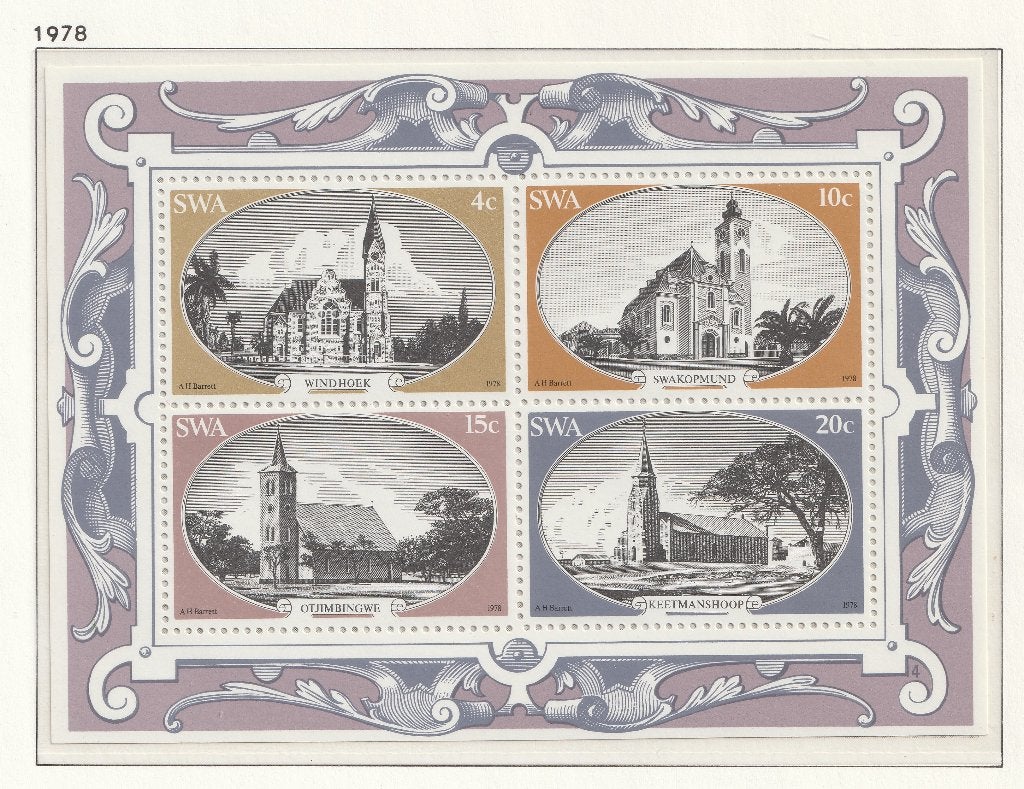 Zuid W. Afrika Michel nr. Blok 4 Postfris, Verzenden, Zuid-Afrika, Postfris