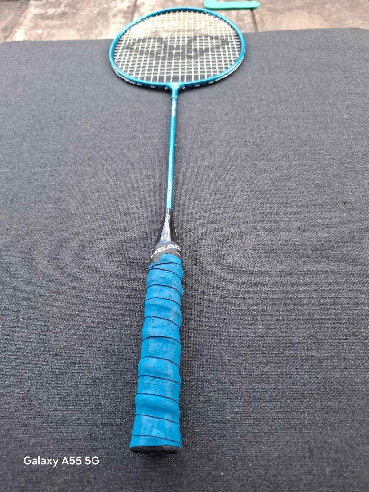 Carlton badmintonracket - Blauw, gebruikt, Gebruikt, Onbekend, Ophalen of Verzenden, Racket(s)