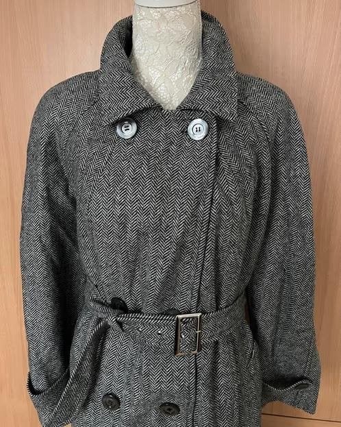 Carnet jas/mantel maat 46/48[v], Ophalen of Verzenden, Zo goed als nieuw, Maat 46/48 (XL) of groter, Zwart