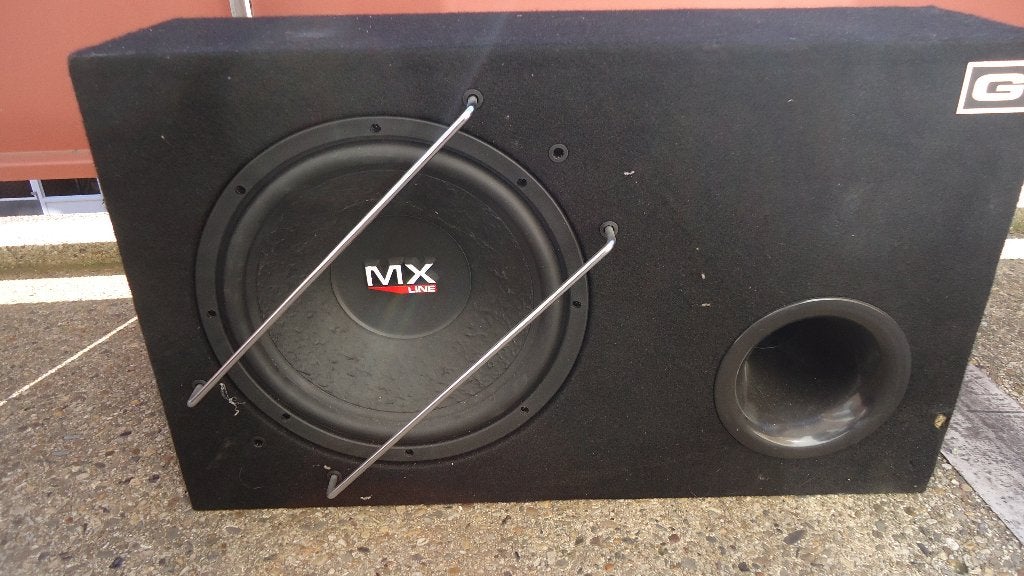 TE KOOP MX LINE SUBWOOFER 12 INCH 800 WATT, Ophalen, Zo goed als nieuw