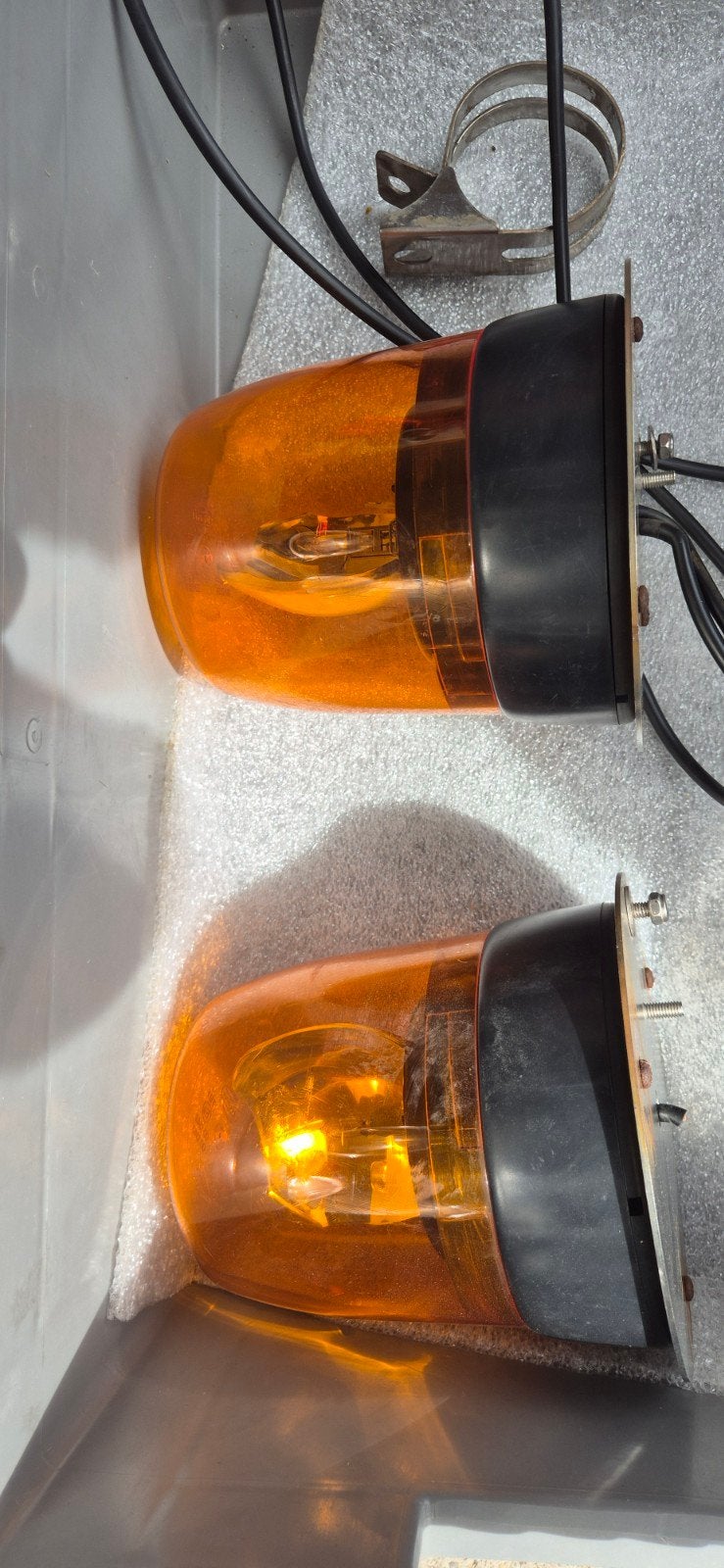 Zwaailampen 24V - Oranje (set van 2), Ophalen of Verzenden, Gebruikt, Verlichting