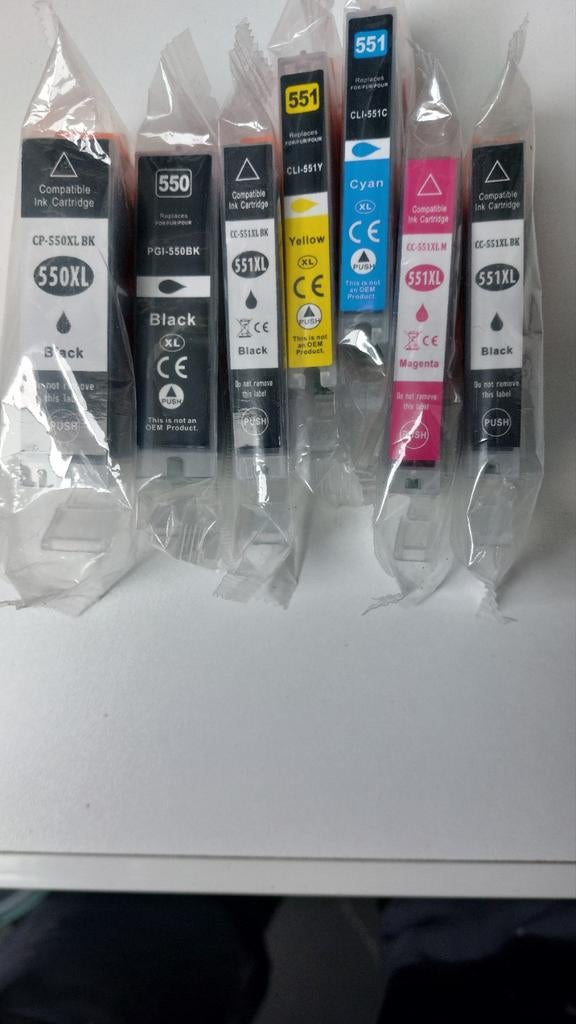 Inktcartridges voor Canon printers (compatibel), Computers en Software, 3D-printerbenodigheden, Ophalen, Nieuw