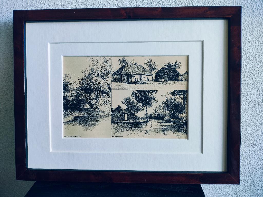 Craandijk Litho Breda Lei Hoogeind Tervoort 1880 (75), Ophalen of Verzenden