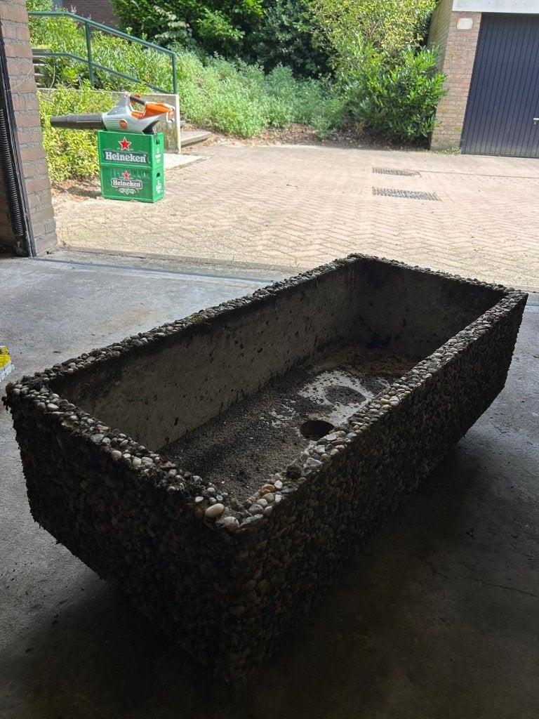 Vintage Betonnen Trog / Architectonische bak 9stk(100x45x40), Tuin en Terras, Bloembakken en Plantenbakken, Ophalen, Gebruikt