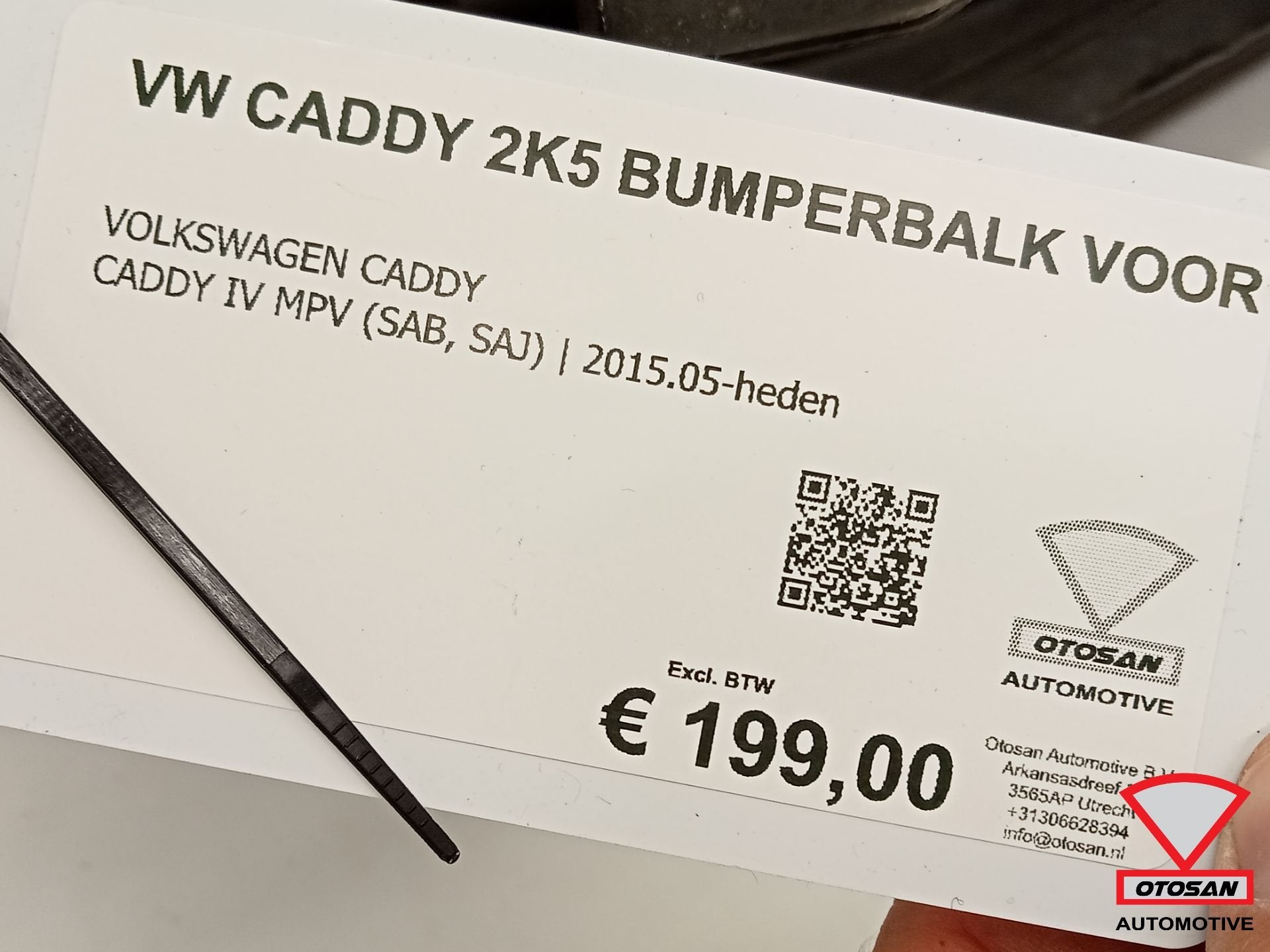 VW Caddy 2K5 2015+ Bumperbalk Balk Voor Origineel!, Gebruikt, Volkswagen, Volkswagen AG, Berliner Ring 2
38440  Wolfsburg, DE