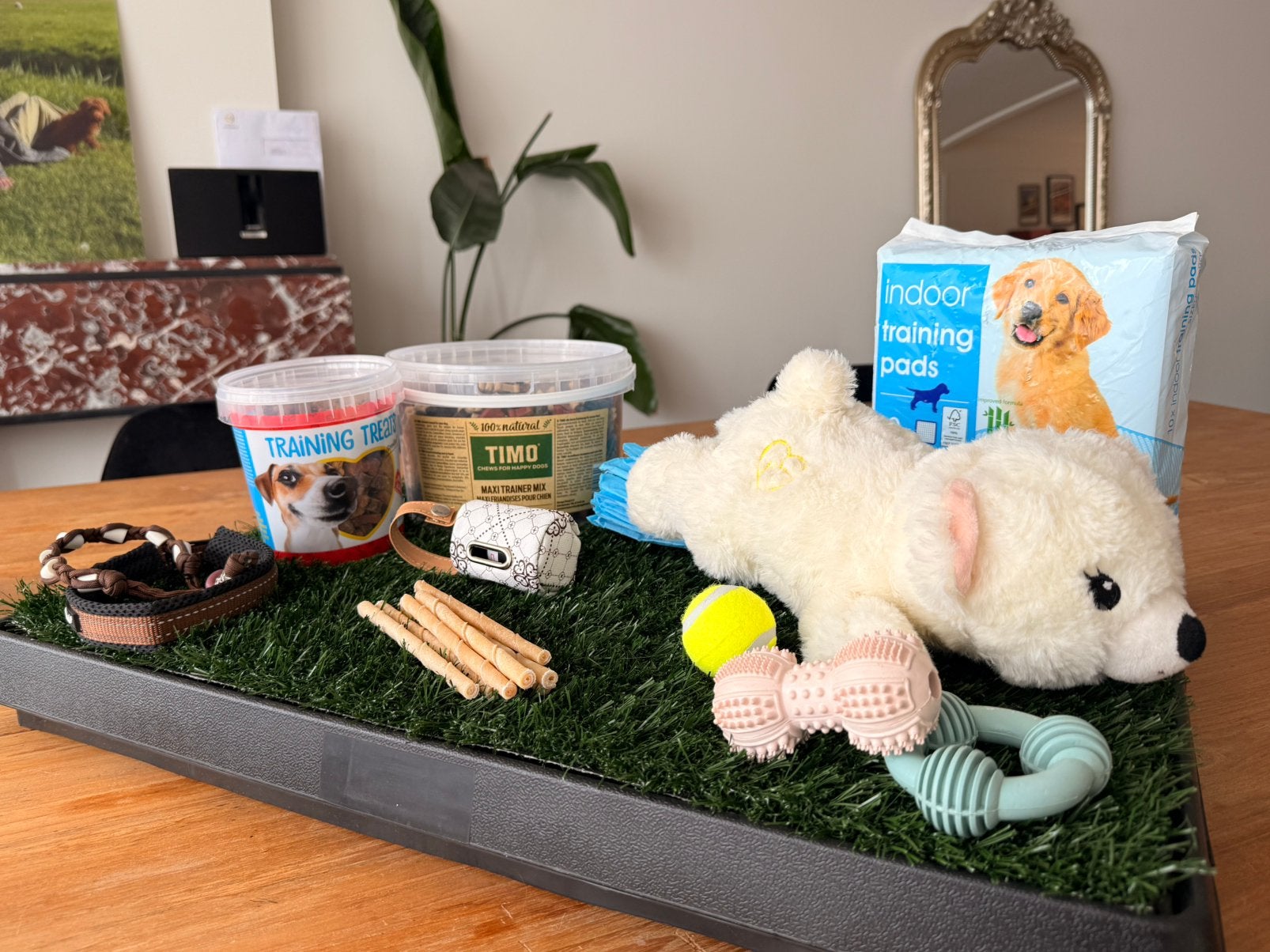 Puppy pakket (zie beschrijving), Ophalen, Zo goed als nieuw