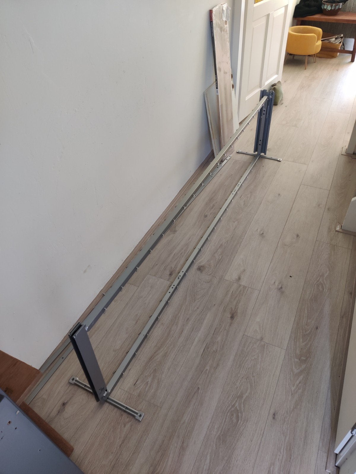 Oud ijzer: Metalen frame van apothekerskast - Gecoat, Ophalen, Zo goed als nieuw, IJzer