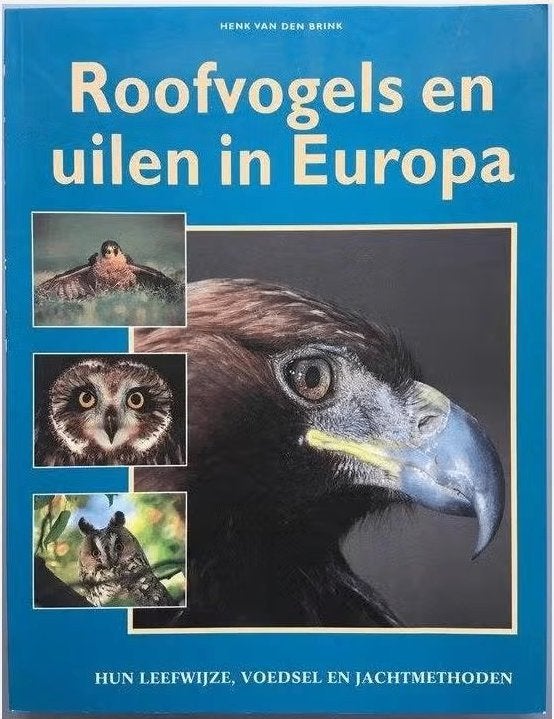 Roofvogels en uilen in Europa - Henk van den Brink, Ophalen of Verzenden, Nieuw, Vogels