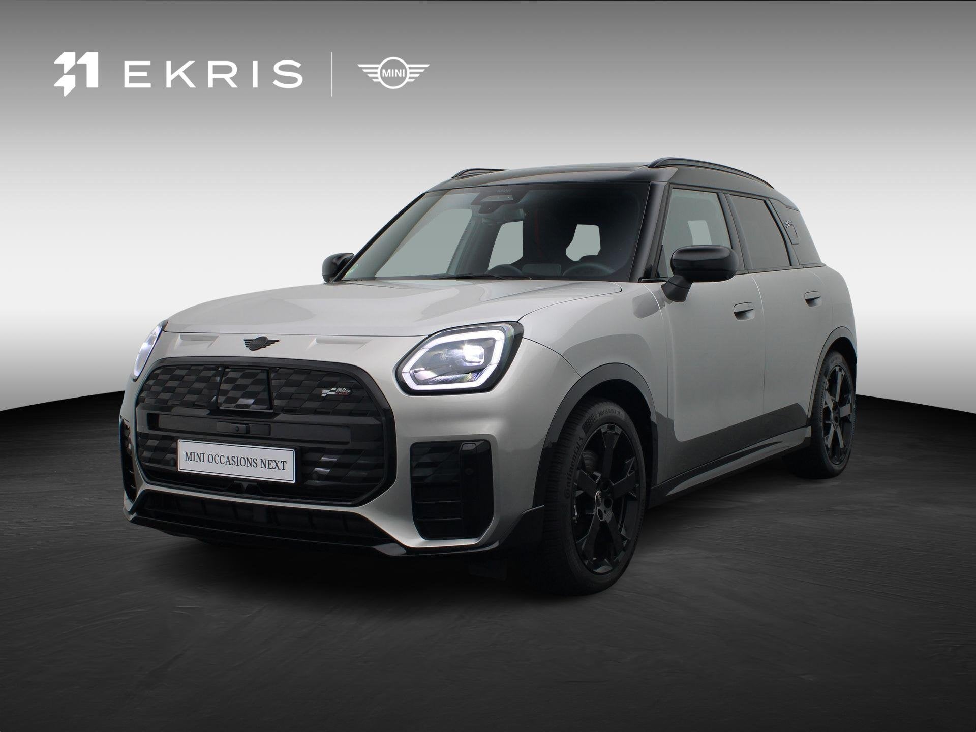 MINI Countryman E JCW Pakket + Pakket XL + Glazen panoramada, Auto's, Gebruikt, Countryman, Met garantie (alle), Leder en Stof