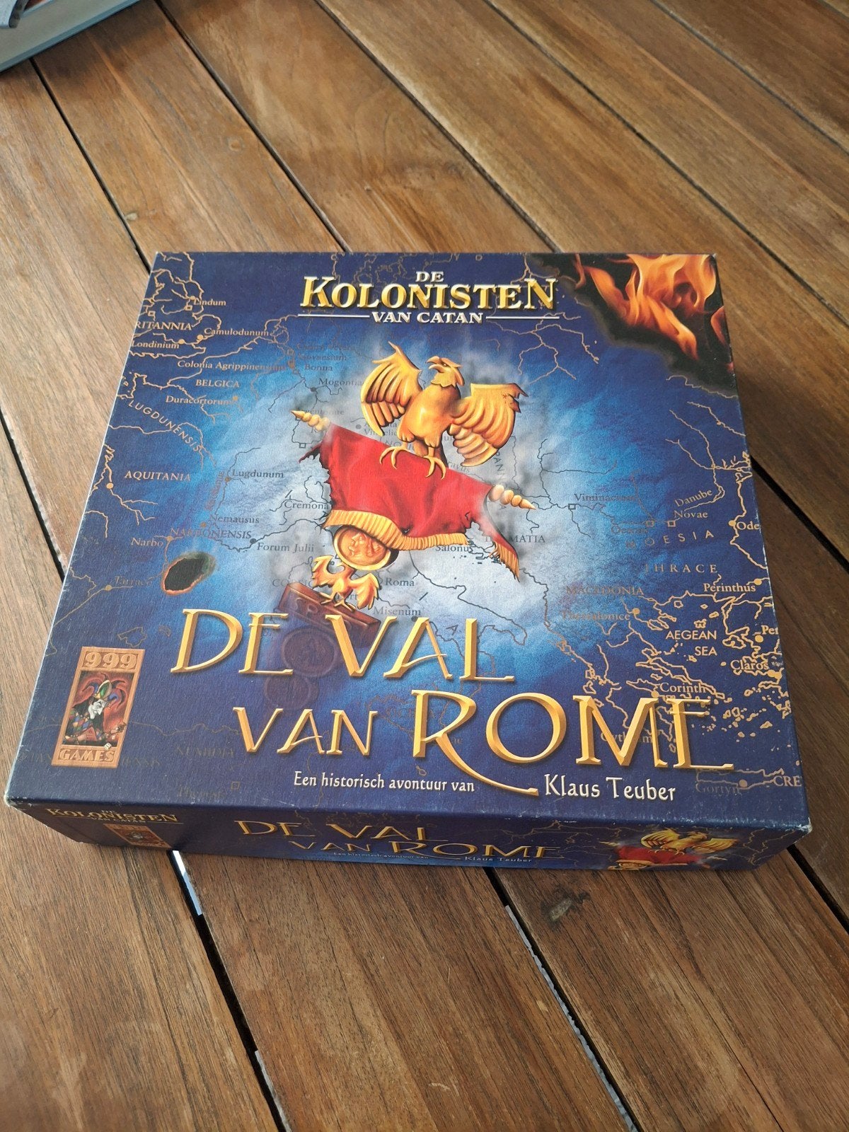 De Kolonisten van Catan: De Val van Rome - Nooit gespeeld!, Ophalen of Verzenden, Zo goed als nieuw, 999 Games