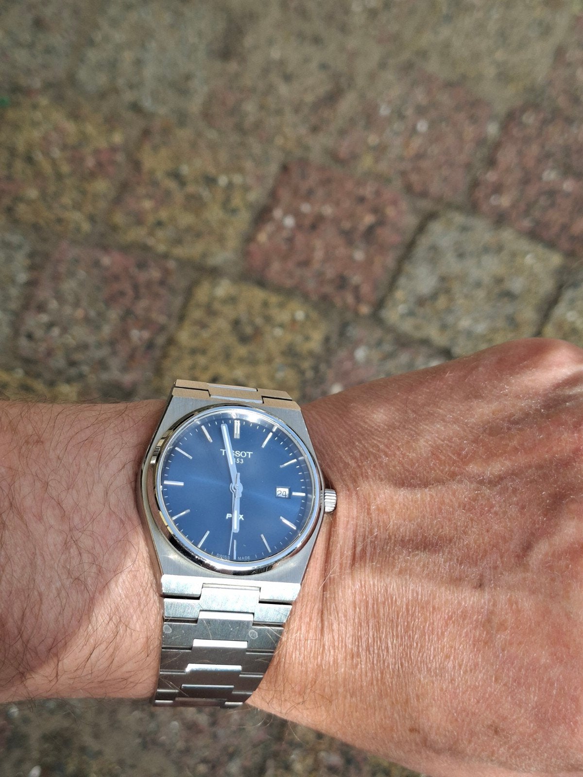 Tissot PRX Quartz Horloge - Zo goed als nieuw, Overige merken, Staal, Staal, Polshorloge