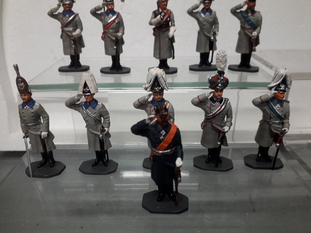 PRUISISCHE TINNEN SOLDATEN REGIMENT van GUARDS CORPS LTD, Verzamelen, Militaria | Algemeen, Ophalen of Verzenden, Landmacht, Overige gebieden
