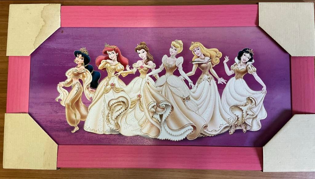 Disney Prinsessen Schilderij, Antiek en Kunst, Kunst | Schilderijen | Klassiek, Ophalen of Verzenden