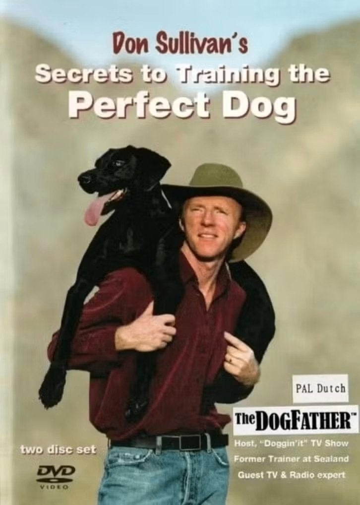 Don Sullivan's SECRETS TO TRAINING THE PERFECT DOG (2-dvd), Cd's en Dvd's, Alle leeftijden, Ophalen of Verzenden, Zo goed als nieuw