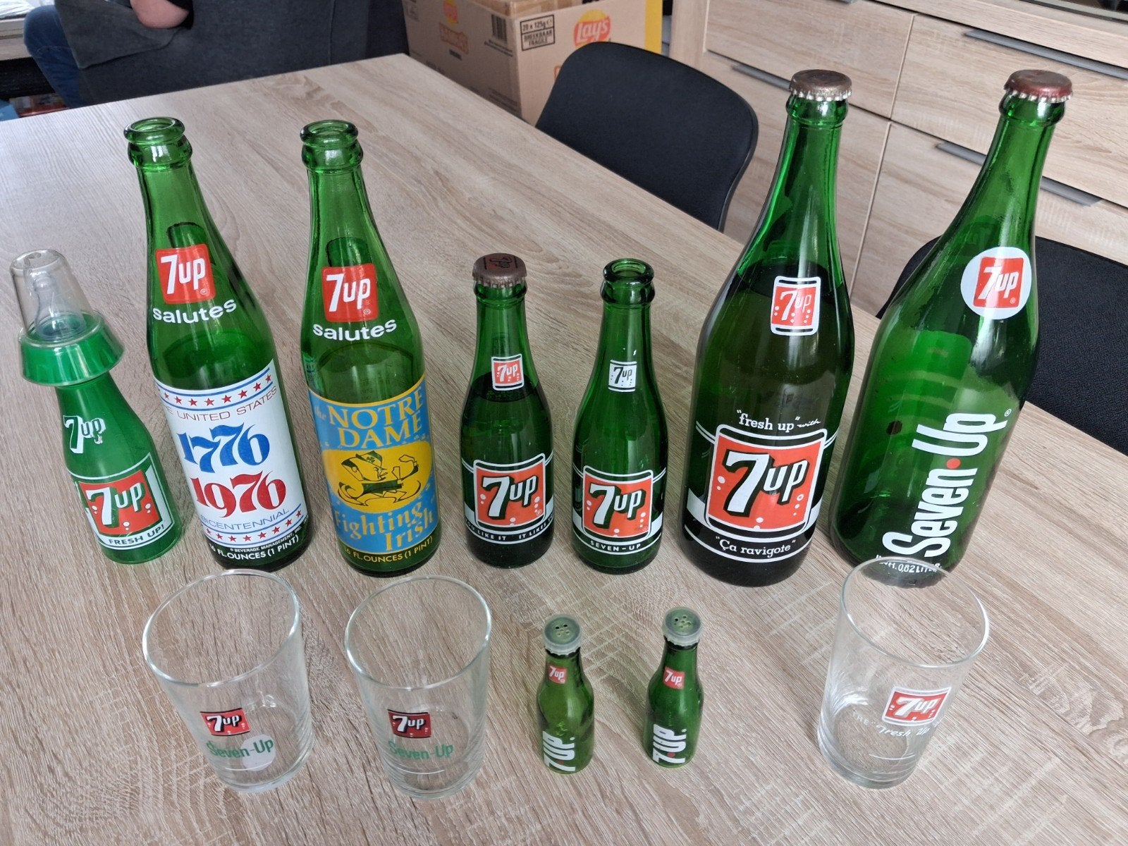 Lot of oude 7up verzameling, Verzamelen, Ophalen of Verzenden, Zo goed als nieuw, Flesje(s), Overige merken