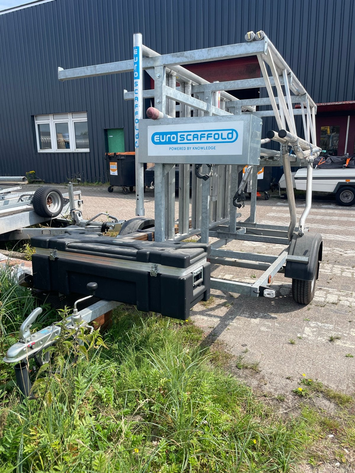Scarfold steiger aanhanger 250 (zonder steiger), Ophalen, Zo goed als nieuw