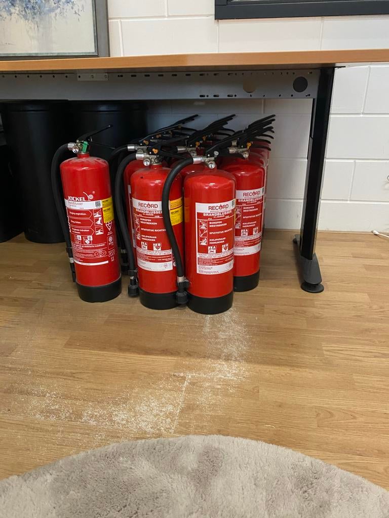 6 kg schuimblusser, Huis en Inrichting, Brandblussers en Brandkasten, Ophalen, Gebruikt, Brandblusser