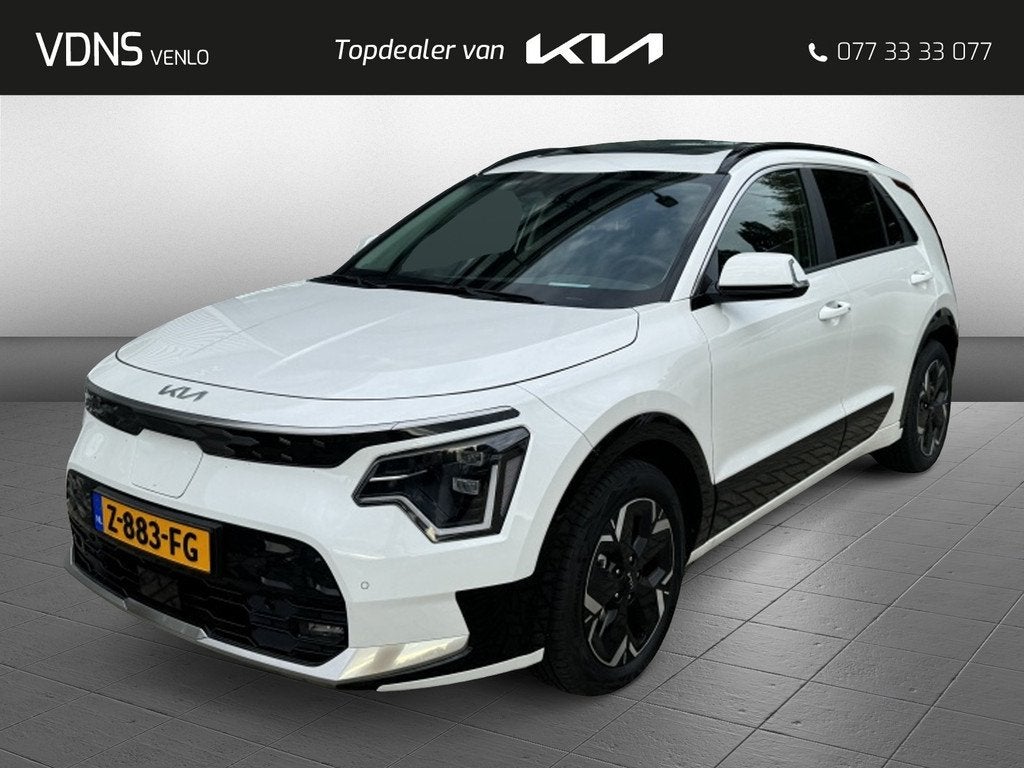 Kia Niro EV DynamicPlusLine 64.8 kWh ZEER COMPLEET, 0 cilinders, Gebruikt, Met garantie (alle), 1657 kg