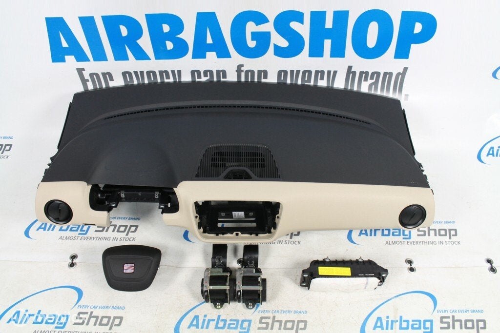 Airbag set - Dashboard zwart/beige Seat MII (2011-2016)