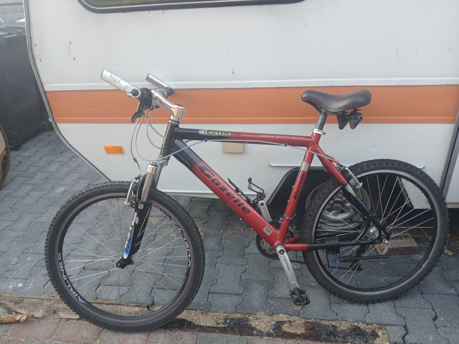 Fiets gazelle Extreme Mountainbike, Ophalen