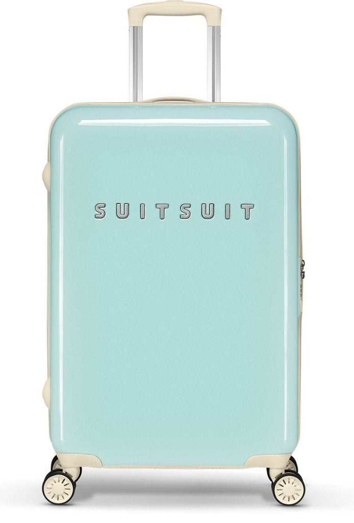 ✅ SUITSUIT Fabulous Fifties Luminous Mint koffer 66 cm NIEUW, 60 tot 70 cm, Hard kunststof, 45 tot 55 cm, Nieuw