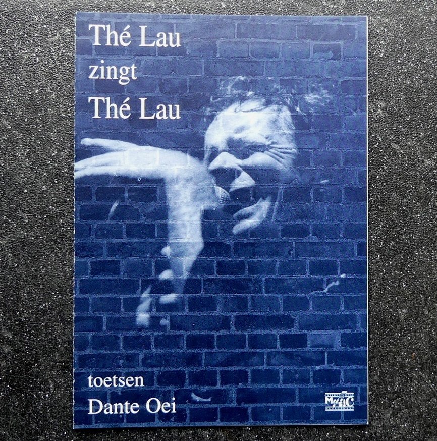 Thé Lau zingt Thé Lau kaart ansichtkaart Nederland 1999, Verzamelen, Ophalen of Verzenden, Zo goed als nieuw, Foto of Kaart