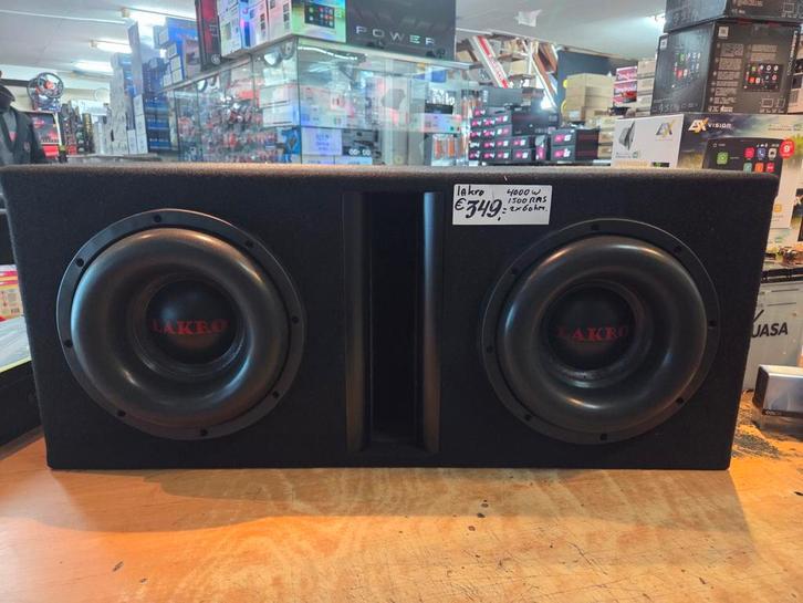 Lakro zware woofer set dubbel 4000watt, Ophalen of Verzenden, Niet ingevuld, Niet ingevuld, Niet ingevuld