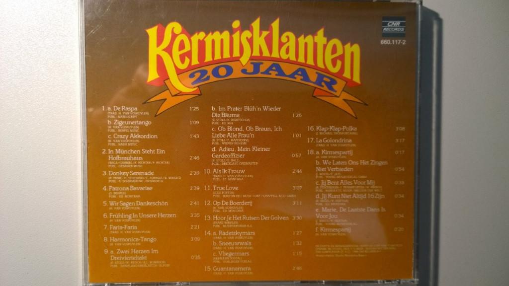 De Kermisklanten - 20 Jaar, Ophalen of Verzenden, Zo goed als nieuw, Pop