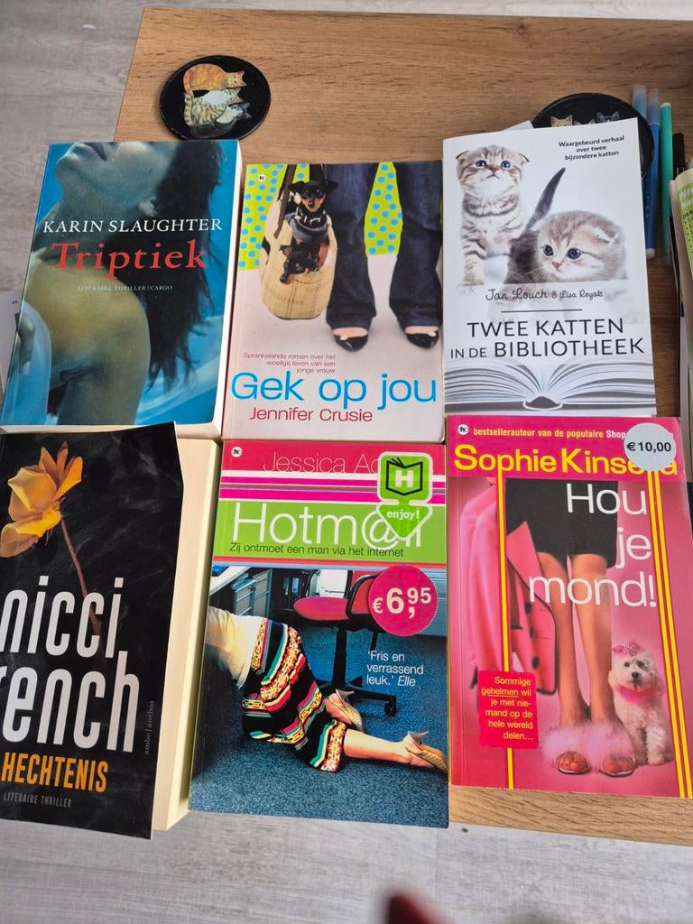 6 leuke boeken te koop., Ophalen of Verzenden, Gelezen
