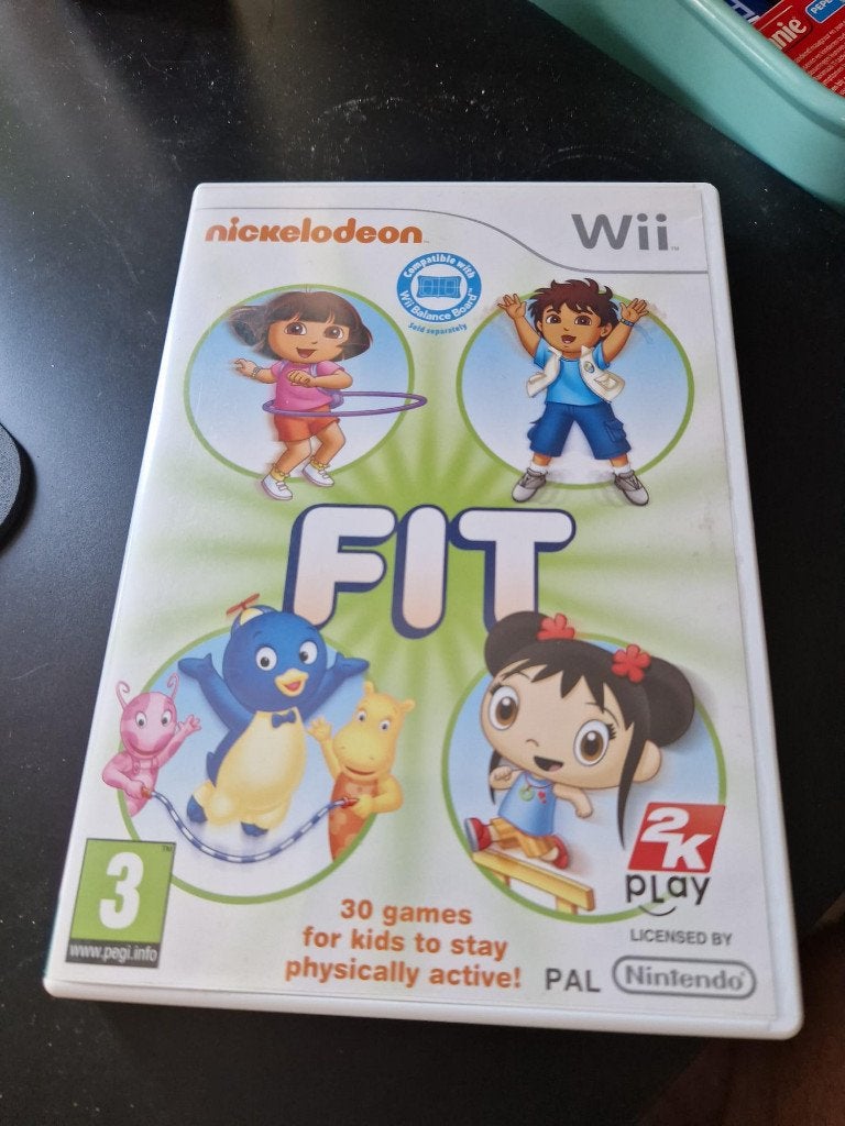 Wii Game: Nickelodeon Fit (English Version), Spelcomputers en Games, Games | Nintendo Wii, 1 speler, Ophalen of Verzenden, Zo goed als nieuw