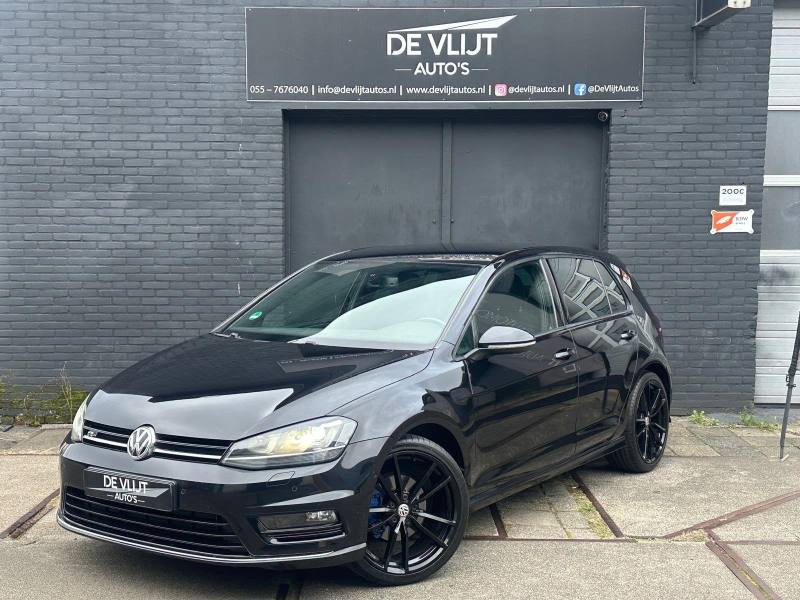Volkswagen Golf 1.4 TSI 140PK R-Line | Climate Control | Sta, Euro 5, Stof, Zwart, 4 cilinders