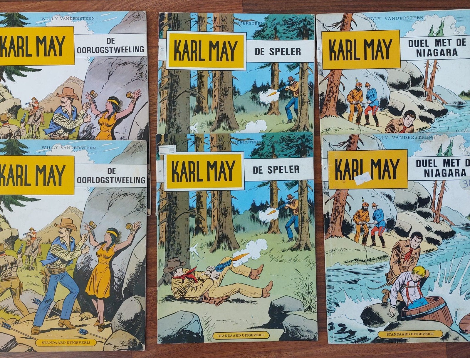 Karl May stripboeken, Meerdere stripboeken, Ophalen, Willy Vandersteen
