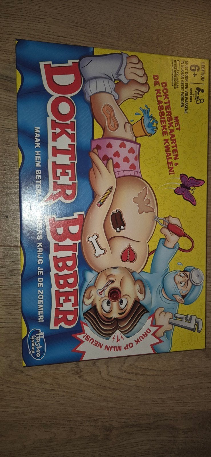 Dokter Bibber spel - Klassiek gezelschapsspel, Ophalen, Zo goed als nieuw, Jongen of Meisje