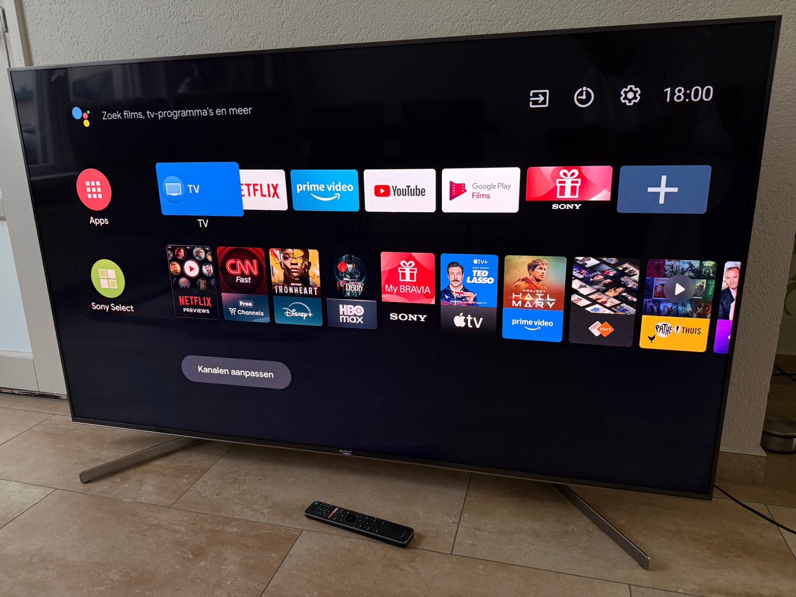 Sony 4K 120Hz Smart TV - 65 inch, Audio, Tv en Foto, Ophalen, LED, 120 Hz, Zo goed als nieuw
